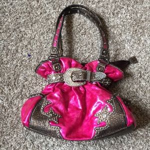 Western rhinestone tote bag